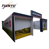 Печать на заказ Tradeshow Дисплей стойло 3X3 Стандартный размер выставочного стенда Booth