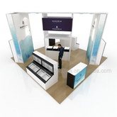 Высокого качества 10 20 Arch Выставка Booth Design Expo Стенды с шкафами