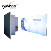 Портативный металлический каркас Напряженность Ткань Trade Show Display Backdrop