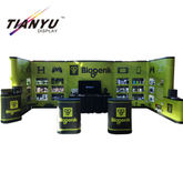10FT Портативной Реклама Выставка ткань Дисплей Backdrop Booth Всплывающая Стена Баннер Показать