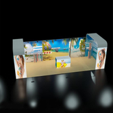 Многоразовые Дешевые Малый Tradeshow Экспонаты для Booth Показать