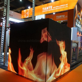 Внутренний светодиодный видеостен Подключение системы серии M для Tradeshow Booth