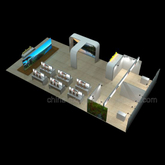 Портативный Modular тенденции 5x10m гитары Trade Show Standard выставки Display Booth