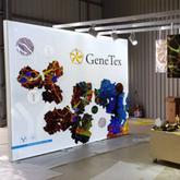 Jiangmen Алюминий Материал Задняя панель бескаркасных Banner Textile Реклама Вход для Trade Show