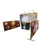 Ткань Портативный алюминиевый Баннер Стенд Свадьба Напряженность Photo Booth Backdrop