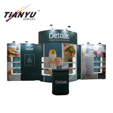 Большие дисплеи Быстрого ПВХ изогнутые Всплывающие Backdrop Banner Stand